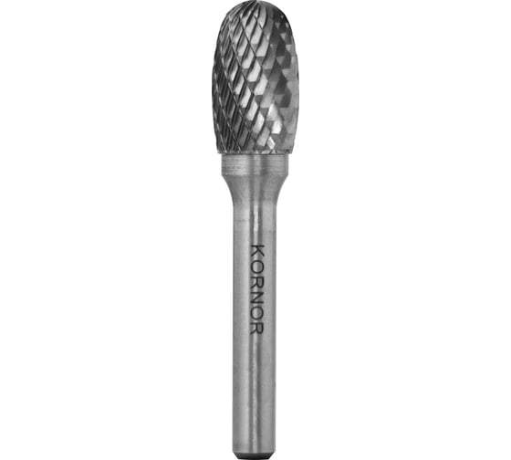 Изображение товара Бор-фреза KORNOR E1016BM06L овальная (2-ая насечка) L150 354101606