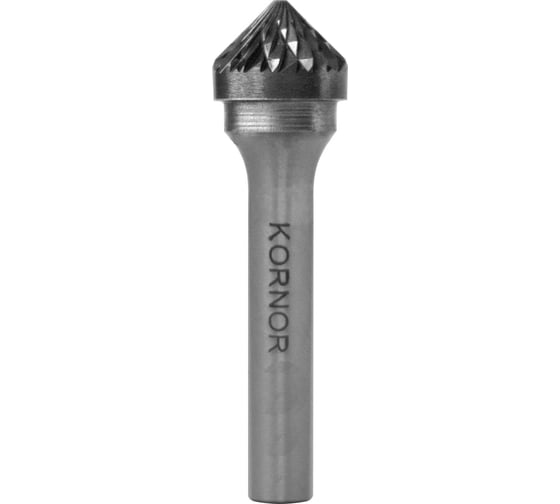 Изображение товара Бор-фреза KORNOR K1206BM06 коническая 90 (2-ая насечка) 412120606