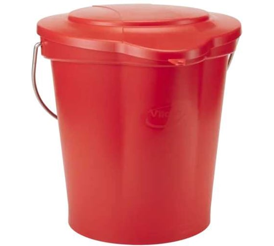 Изображение товара Крышка для ведра Vikan 12 л, цвет красный 56874