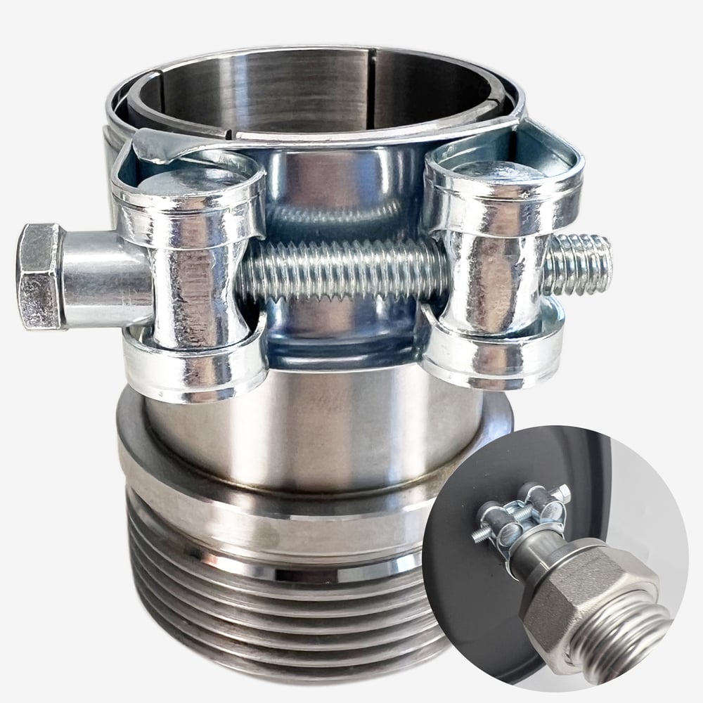 Изображение товара Адаптер с силовым хомутом на патрубок генератора 38 мм AD-38-35S STACORT