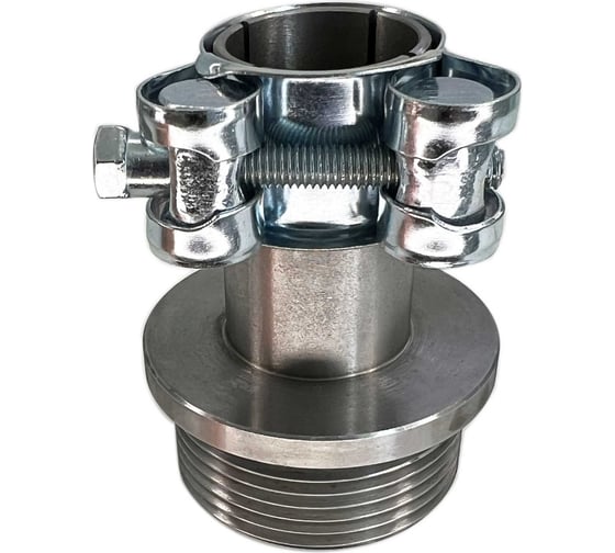 Изображение товара Адаптер с силовым хомутом на патрубок генератора STACORT 22мм, резьба 1 1/4 AD-22-28S