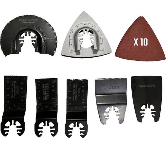 Изображение товара Набор насадок для реноватора WORKPRO 17 предметов WP404200