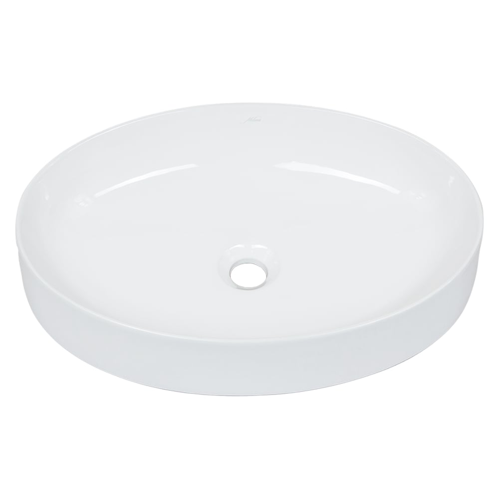 Изображение товара Раковина MELANA MLN-320337 овальная белая из керамики для ванной