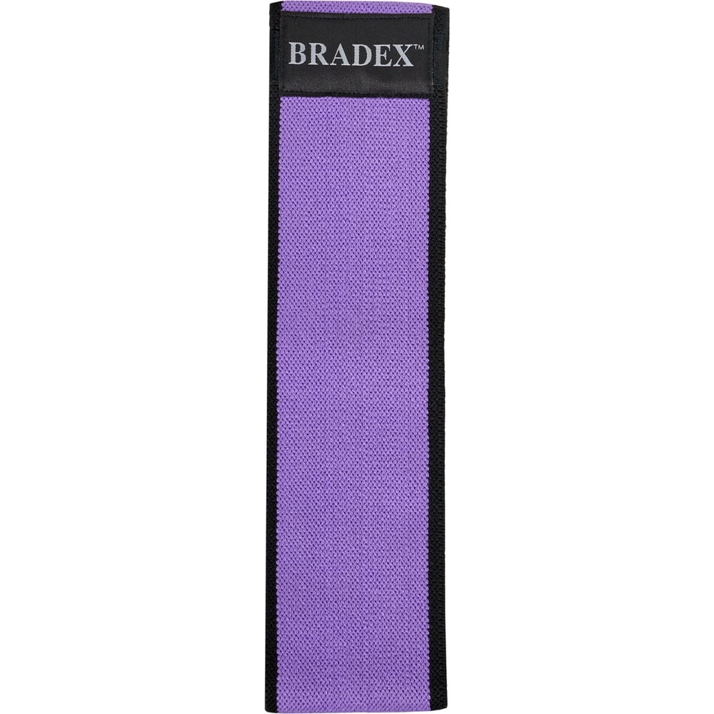 Текстильная фитнес-резинка BRADEX мяч для фитнеса фитбол 65 bradex sf 0718 с насосом фиолетовый