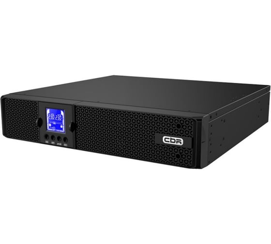 Изображение товара Источник бесперебойного питания CBR Online 1500VA/1500W RT 8 x C13, LCD, HID-USB, RS232, EPO, SNMP slot ESN-1.5KRT-8I-LCHERSC