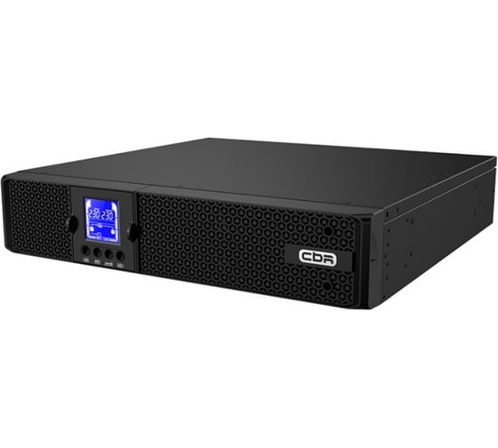 Изображение товара Источник бесперебойного питания CBR Online 1000VA/1000W RT 8 x C13, LCD, HID-USB, RS232, EPO, SNMP slot ESN-1KRT-8I-LCHERSC