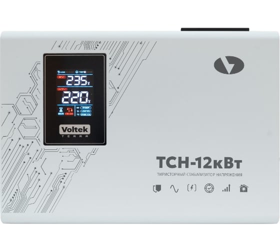 Изображение товара Стабилизатор напряжения однофазный VOLTEKterra VOLTEK ТСН 12000 (12000ВА) VTCH-12000