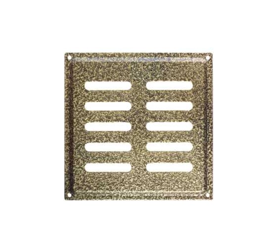 Изображение товара Решетка вентиляционная DOMART 175x175, с сеткой мод.2 бронза антик 4660046005535