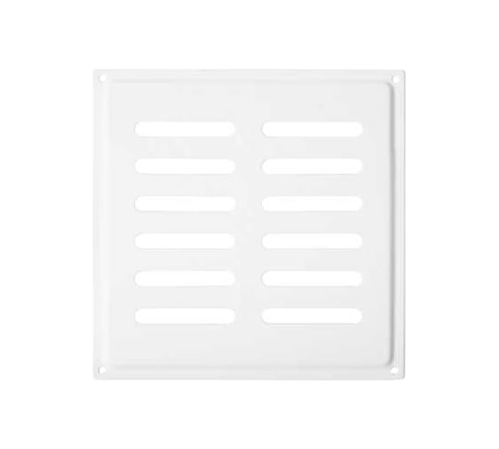 Изображение товара Решетка вентиляционная DOMART 200x200, с сеткой мод.2 белый 4660046005429