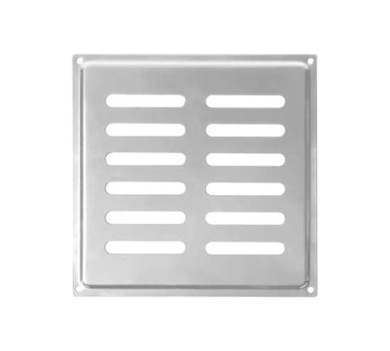 Изображение товара Решетка вентиляционная DOMART 200x200, с сеткой мод.2 хром 4660046005436