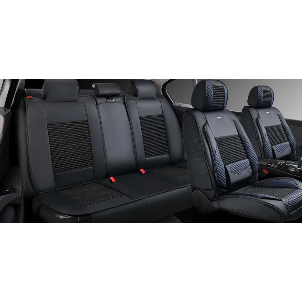 Изображение товара Накидки PSV 5D Volt Черный/Синий на весь салон автомобиля