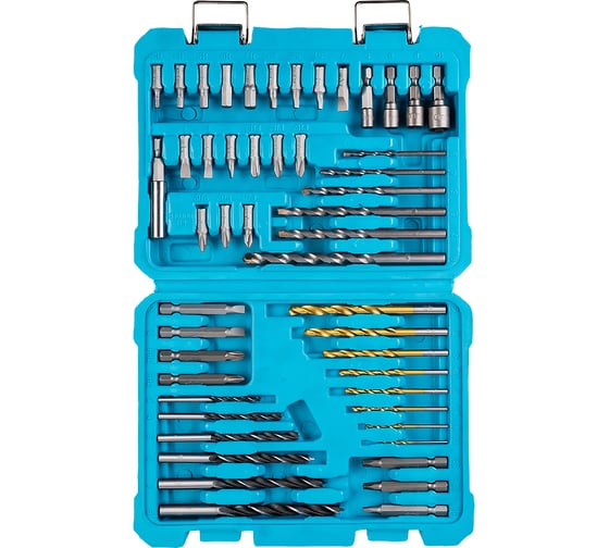 Изображение товара Набор сверл и бит 50 предметов по стали древесине бетону CR-V сталь кейс Tools Smartbuy SBT-SDM-50P1