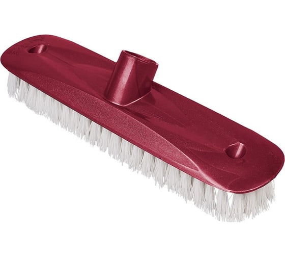 Изображение товара Щетка для пола Spin&Clean Rock'n'Roll, жесткая щетина, 23.5x6x6.5 см, бордо 253290