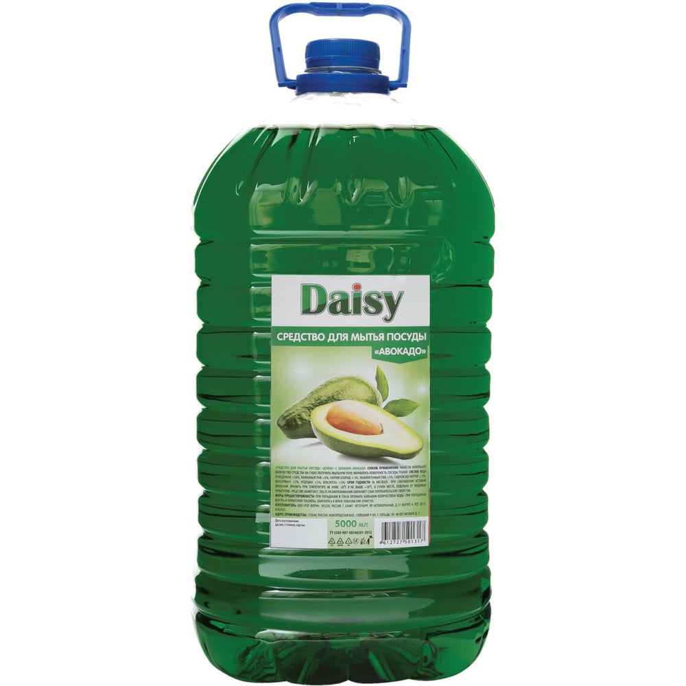Изображение товара Средство для мытья посуды ОФИСМАГ DAISY Авокадо 5 литров гипоаллергенное