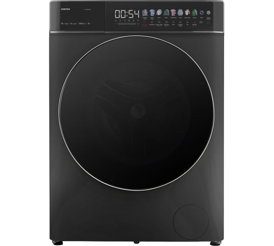 Изображение товара Стиральная машина Centek (серый) 1400 /10кг/ 52см / 11пр /Диспл/INVERTER/Сушка 6кг/Пар/A+++ CT-1948