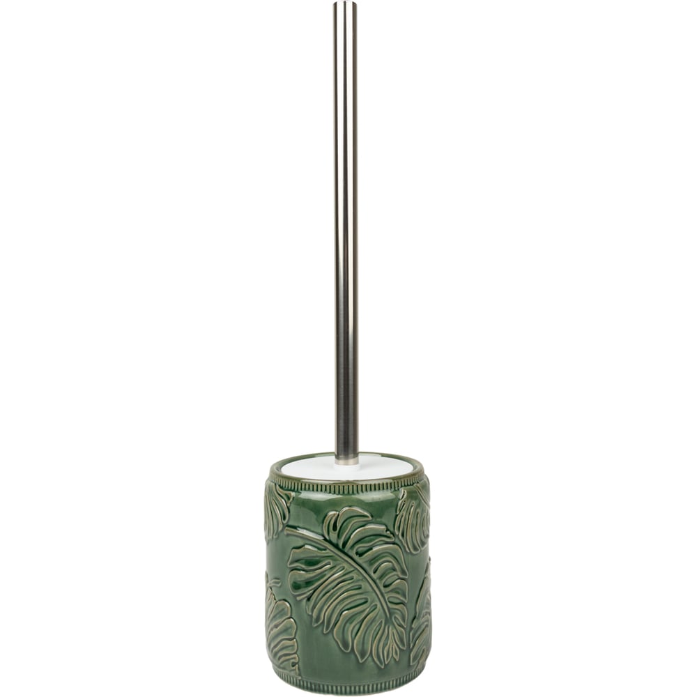 Изображение товара Сантехнический ерш Zenfort Ливия из керамики, напольный, зеленый