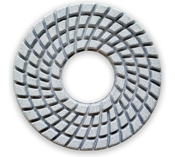 Изображение товара Полировальный алмазный пад AVA Professional на гибридной связке светлого цвета диаметром 250мм AVA-R25W 200#