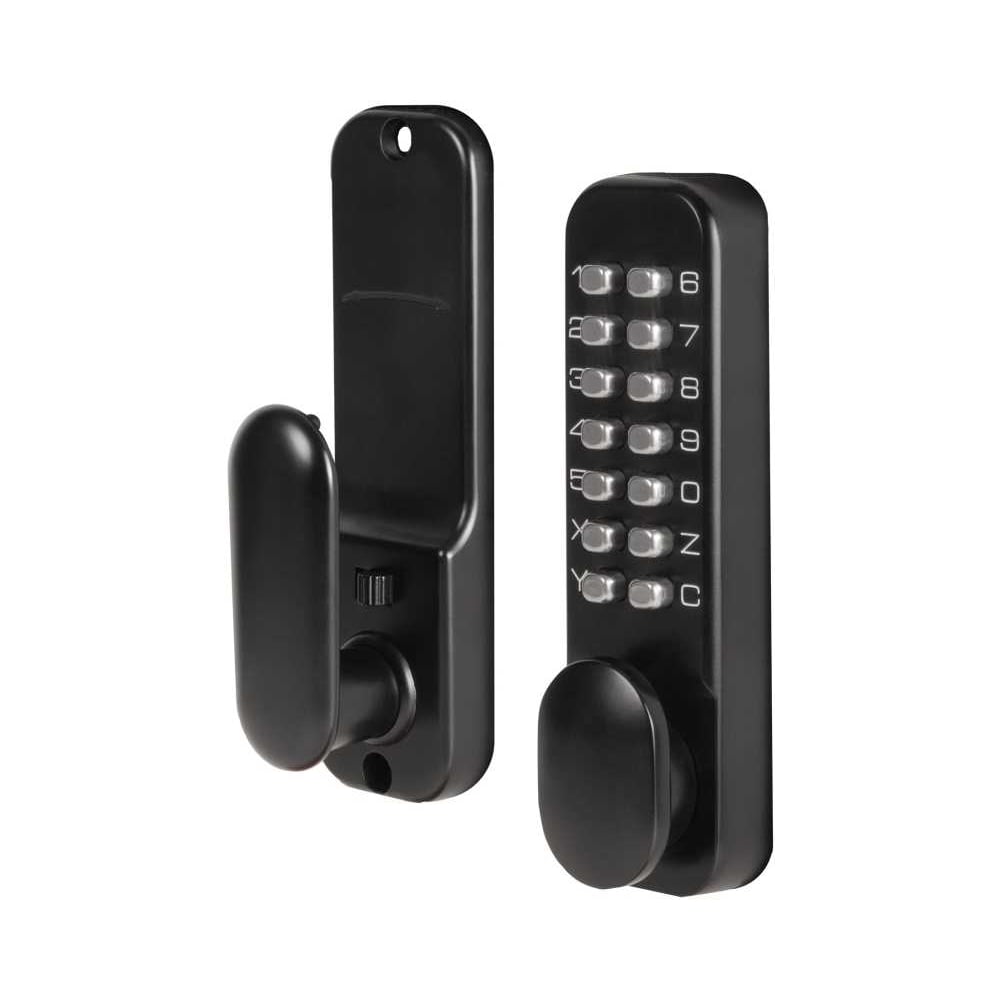 Изображение товара Кодовый накладной замок Ajax RIM-200 code BL черный надежное решение для дома и офиса