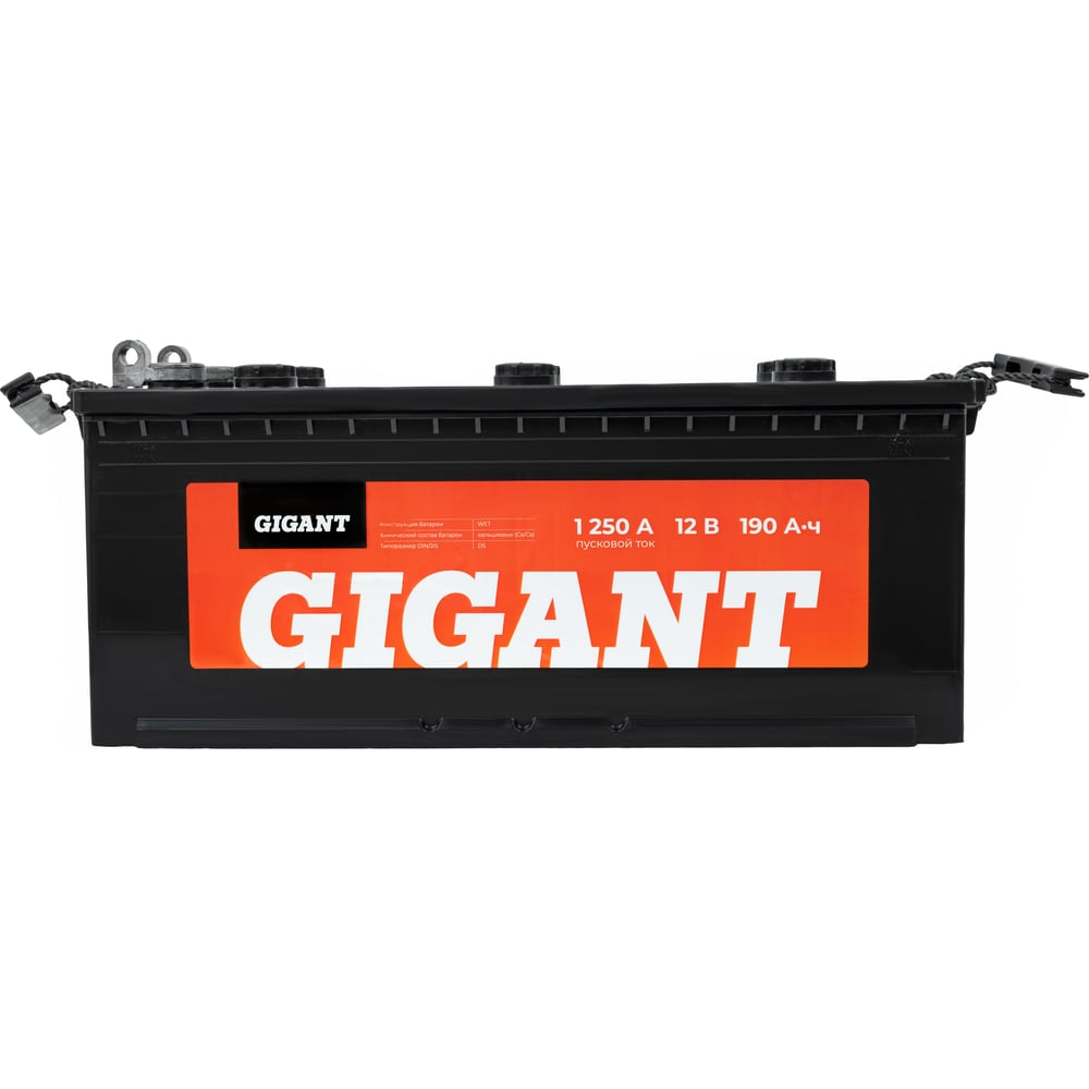 Изображение товара Аккумуляторная батарея 6СТ-190Ah R+ грузовая D5 болт Gigant GPT1904RT