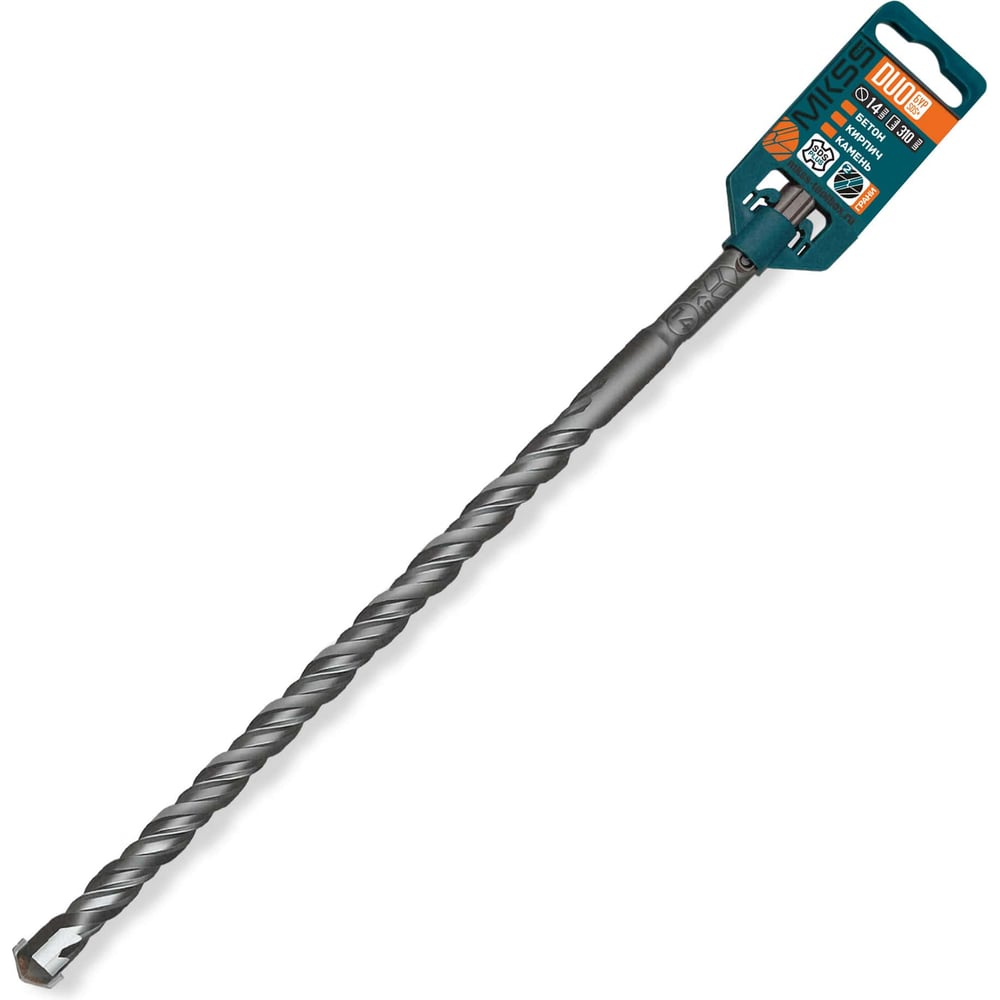 Изображение товара Бур по бетону Duo MKSS DS1431 14x310мм SDS-plus для сверления кирпича и камня