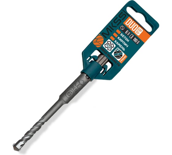 Изображение товара Бур по бетону Duo MKSS Toolbox DS0611 6x110мм (SDS-plus) MKSS DS06110