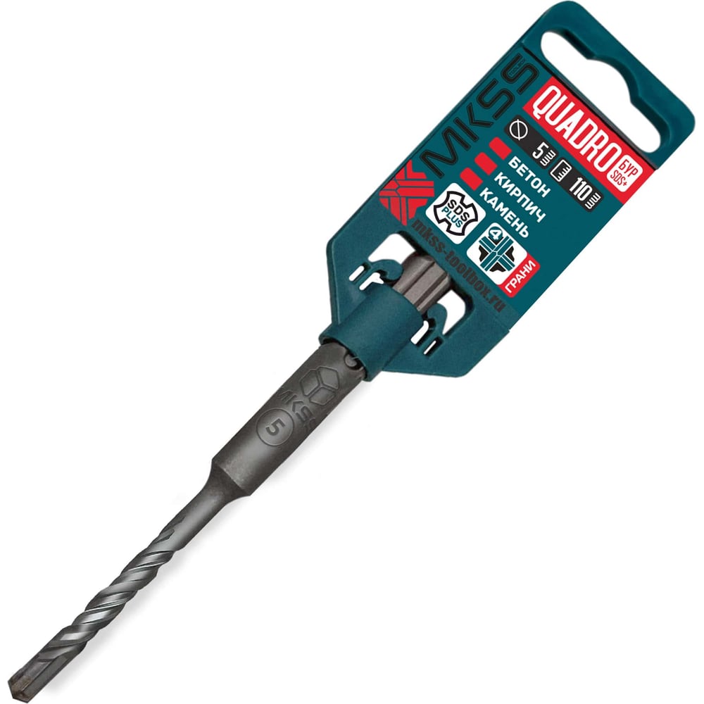 Изображение товара Бур по бетону Quadro MKSS Toolbox QS0511 5x110мм SDS-plus