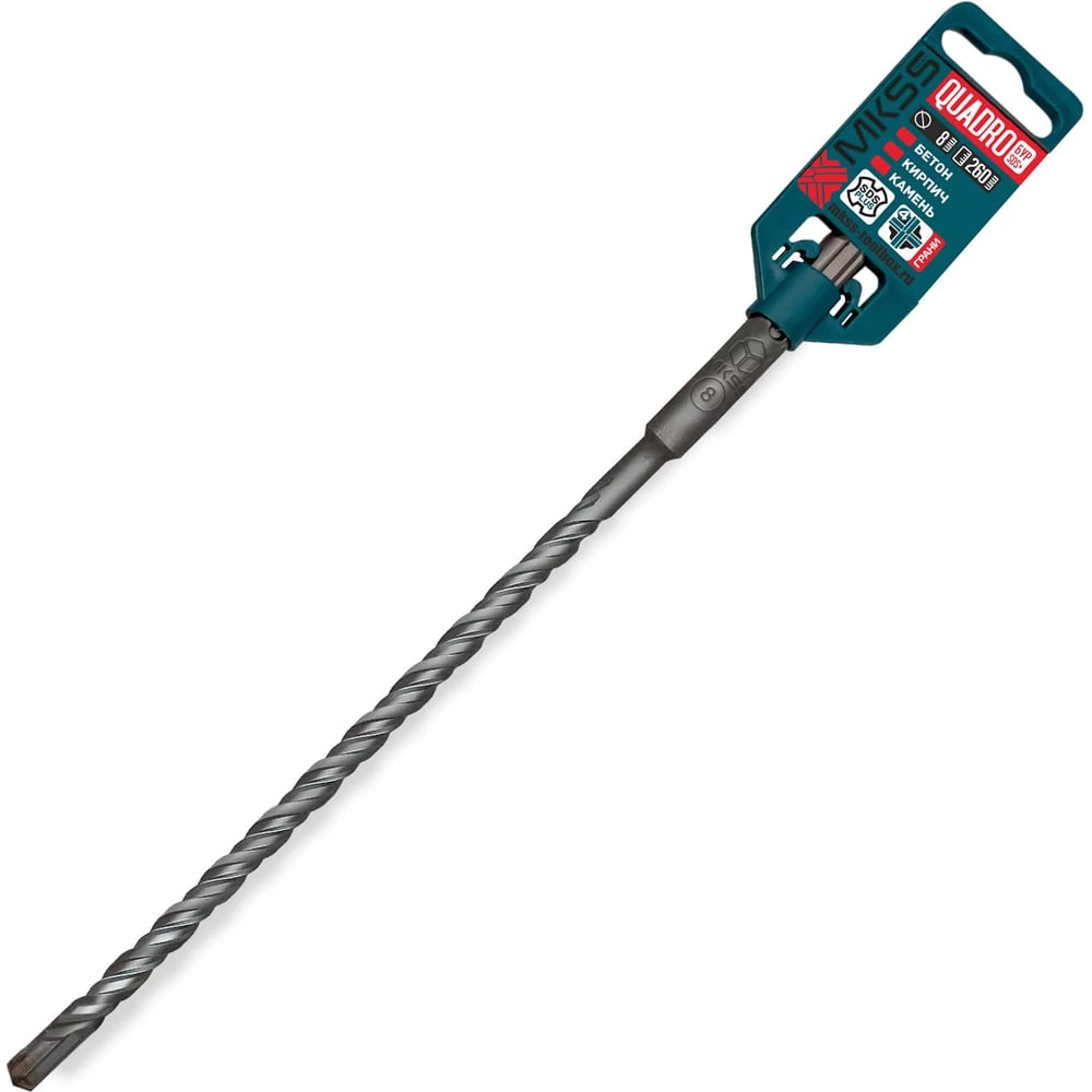 Изображение товара Бур по бетону Quadro MKSS Toolbox QS0826 8x260мм SDS-plus 1 шт
