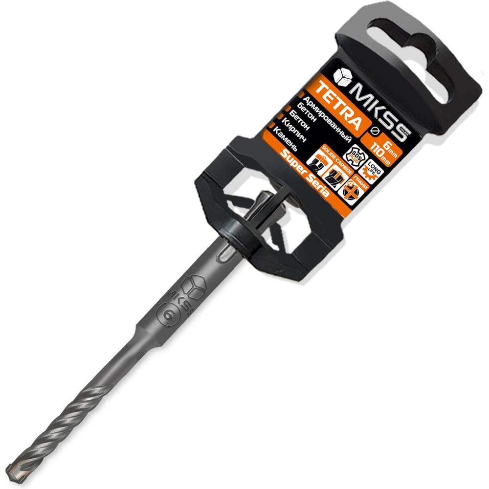 Изображение товара Бур по армированному бетону Tetra MKSS SS5502 6x110мм SDS-plus