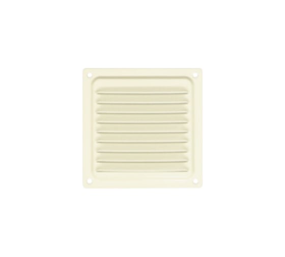Изображение товара Решетка вентиляционная DOMART 100x100, с сеткой, бежевый 4660046017866