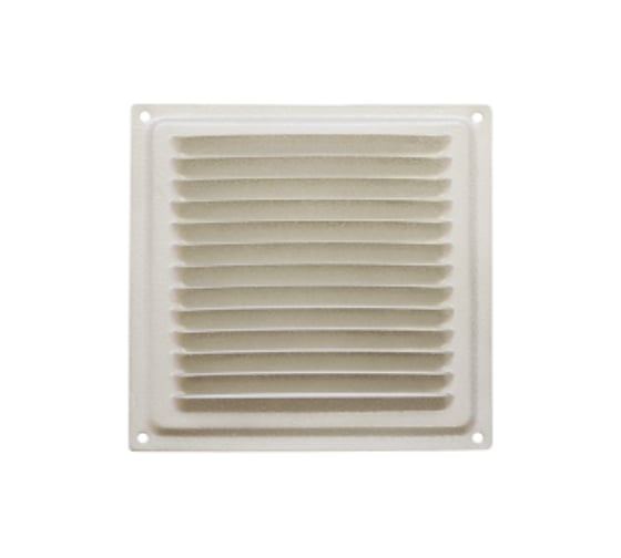 Изображение товара Решетка вентиляционная DOMART 150x150, с сеткой, белый антик 4620007780437