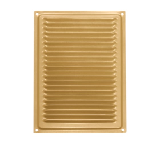 Изображение товара Решетка вентиляционная DOMART 170x240, с сеткой, золото 4620007780574