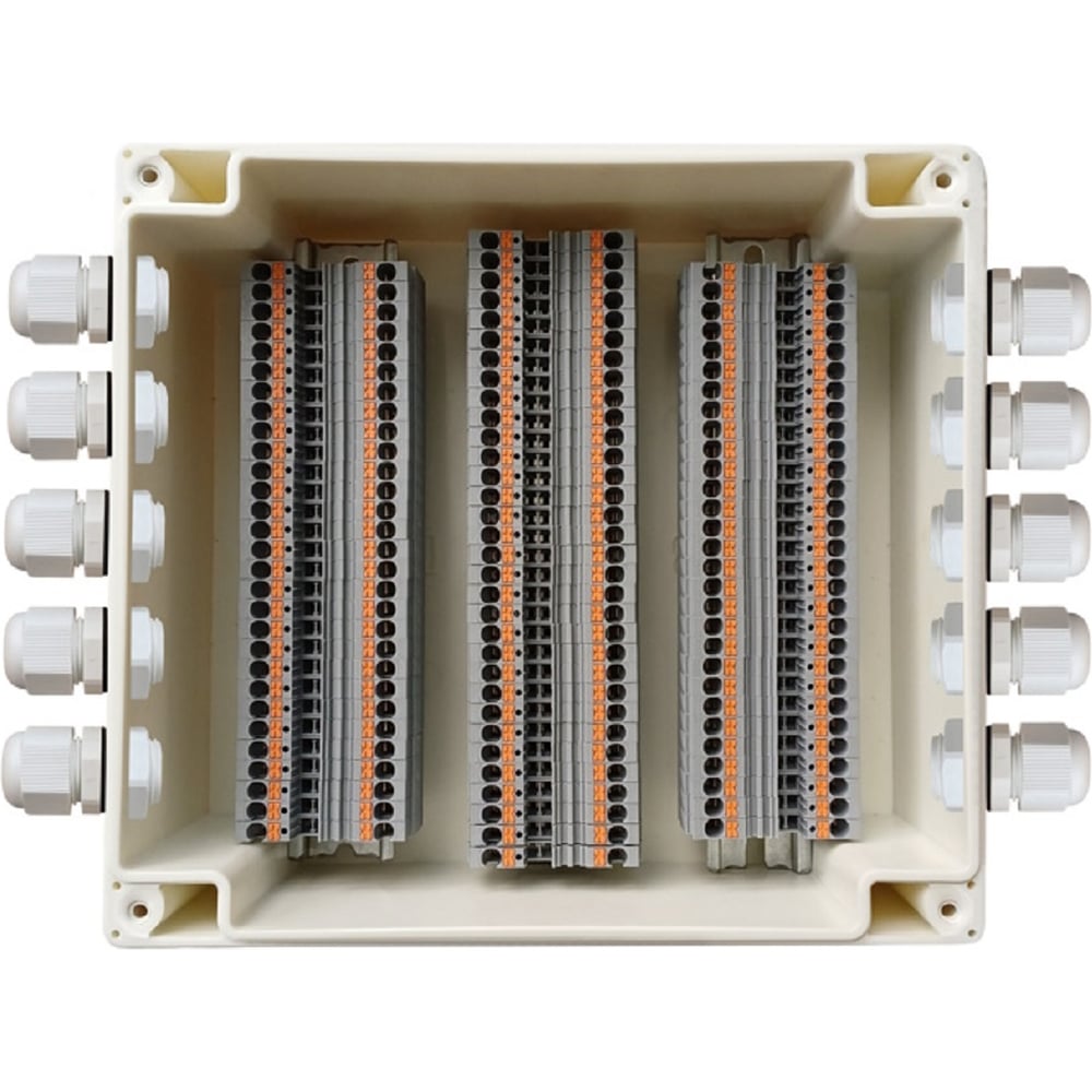 Изображение товара Клеммная коробка Магнито-Контакт КСП-90 АЯКС IP66 PUSH-IN 250x230x100 мм