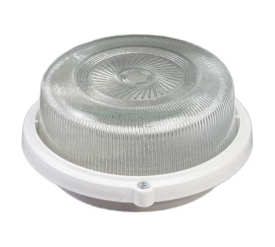 Изображение товара Светильник ФОРСВЕТ (корпус с обручем без защитной сетки, белый) НПП 03-100-005.03 У3(белый) - 1 штука