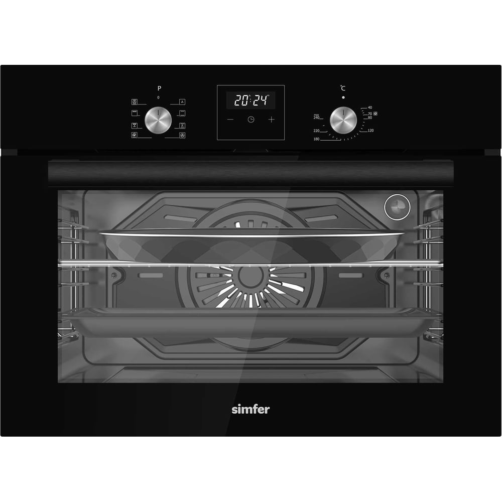 Изображение товара Встраиваемая электрическая духовка Simfer COMPACT B5EB68125 49 л черная