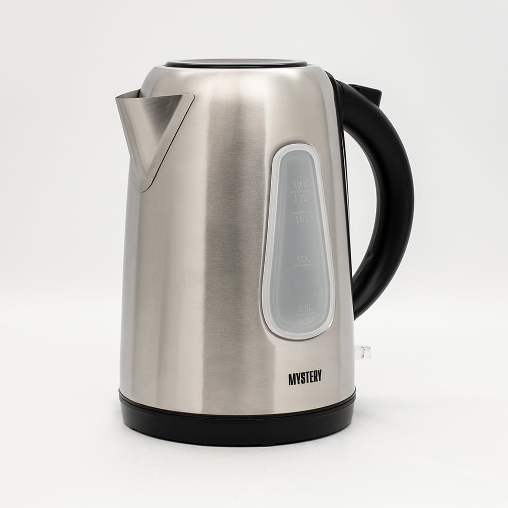 Изображение товара Электрический чайник Mystery MEK-1654 2000 Вт 1.7 л металлический серый