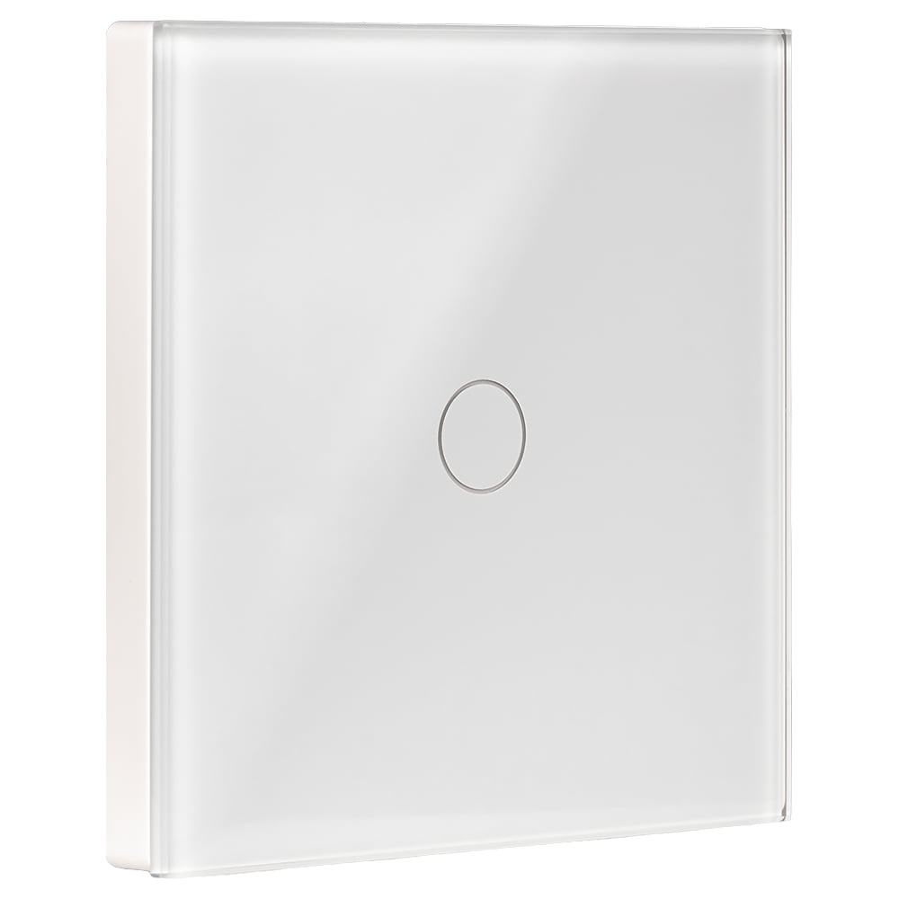 Изображение товара Сенсорный одноклавишный выключатель SMARTBUY белый SBE-e1w-10-SW1-0