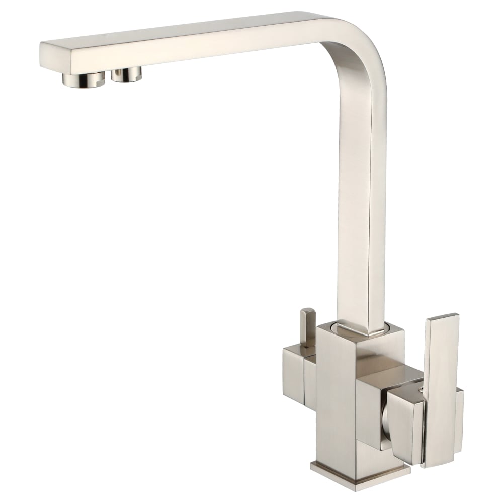 Изображение товара Смеситель для кухни ViEiR Г-образный сатин V15004-G