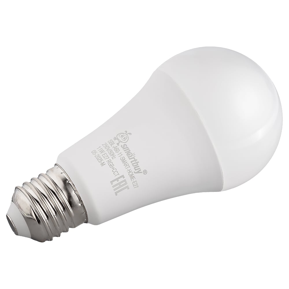 Изображение товара Умная лампочка SMARTBUY с Wi-Fi Яндекс Алиса A60 11Вт цоколь Е27