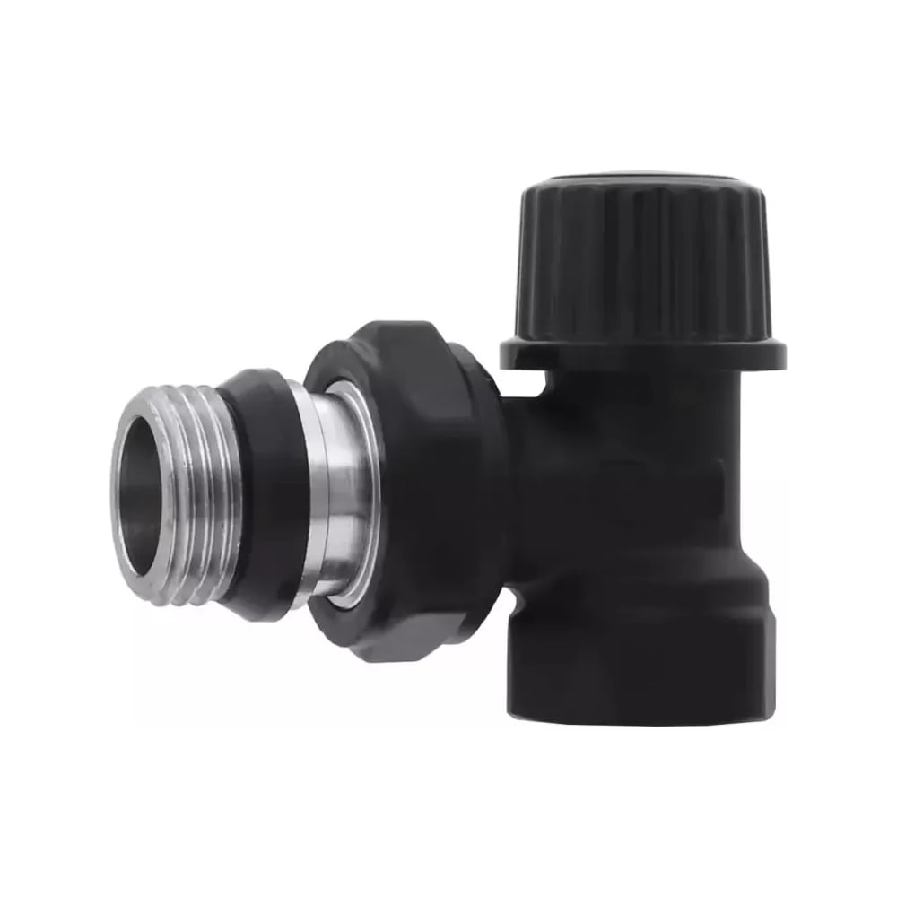 Изображение товара Вентили настроечные угловой RF для теплоносителя 1/2 латунь черный ViEiR VR284-C