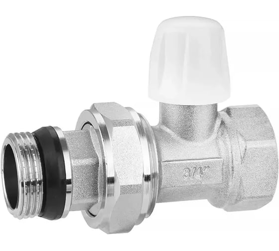 Изображение товара Вентиль радиаторный для нижнего подсоединения радиаторов ViEiR прямой, нижний, 1/2 VR385-01