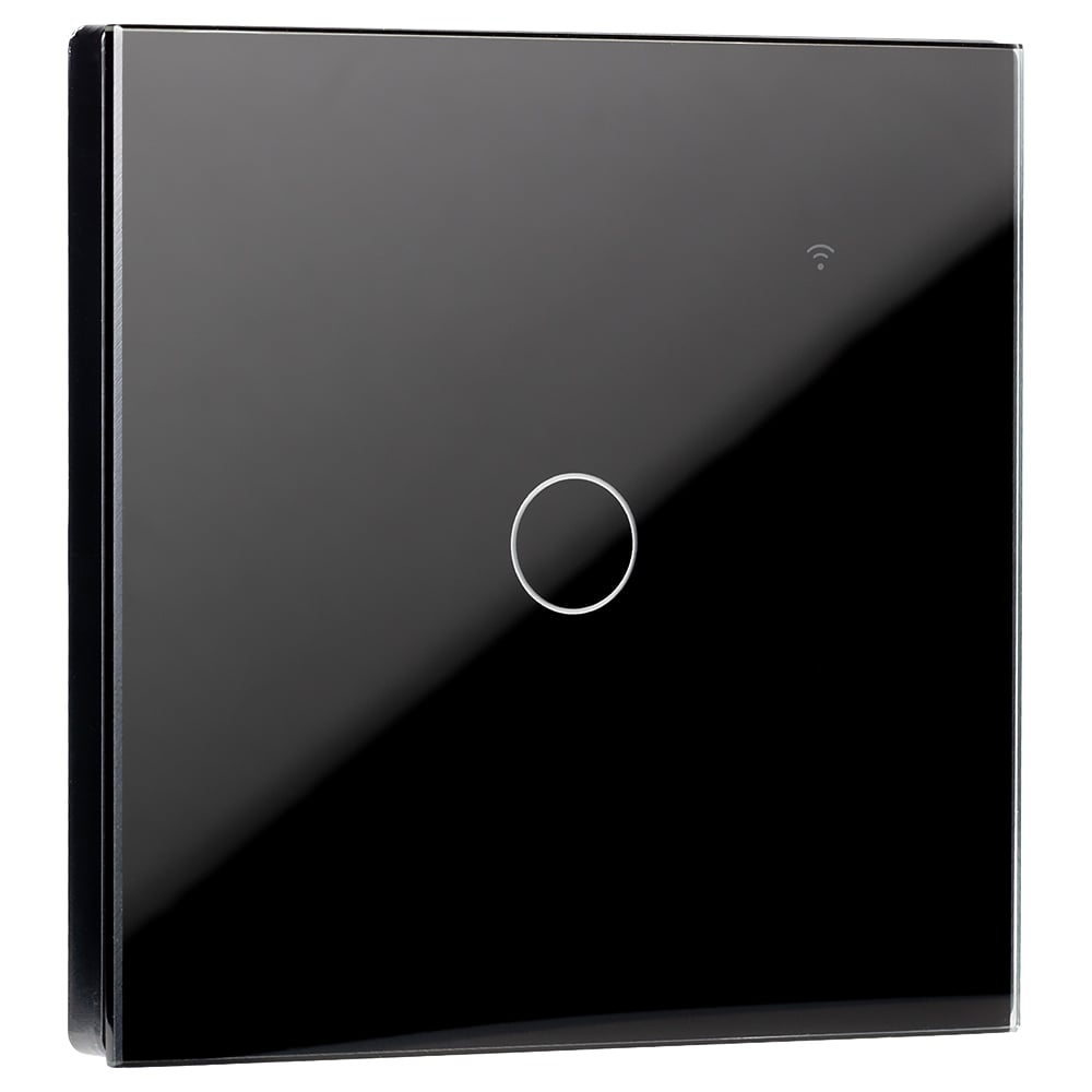 Изображение товара Умный сенсорный выключатель SMARTBUY Wi-Fi одноклавишный черный SBE-wifi1b-10-SW1-0