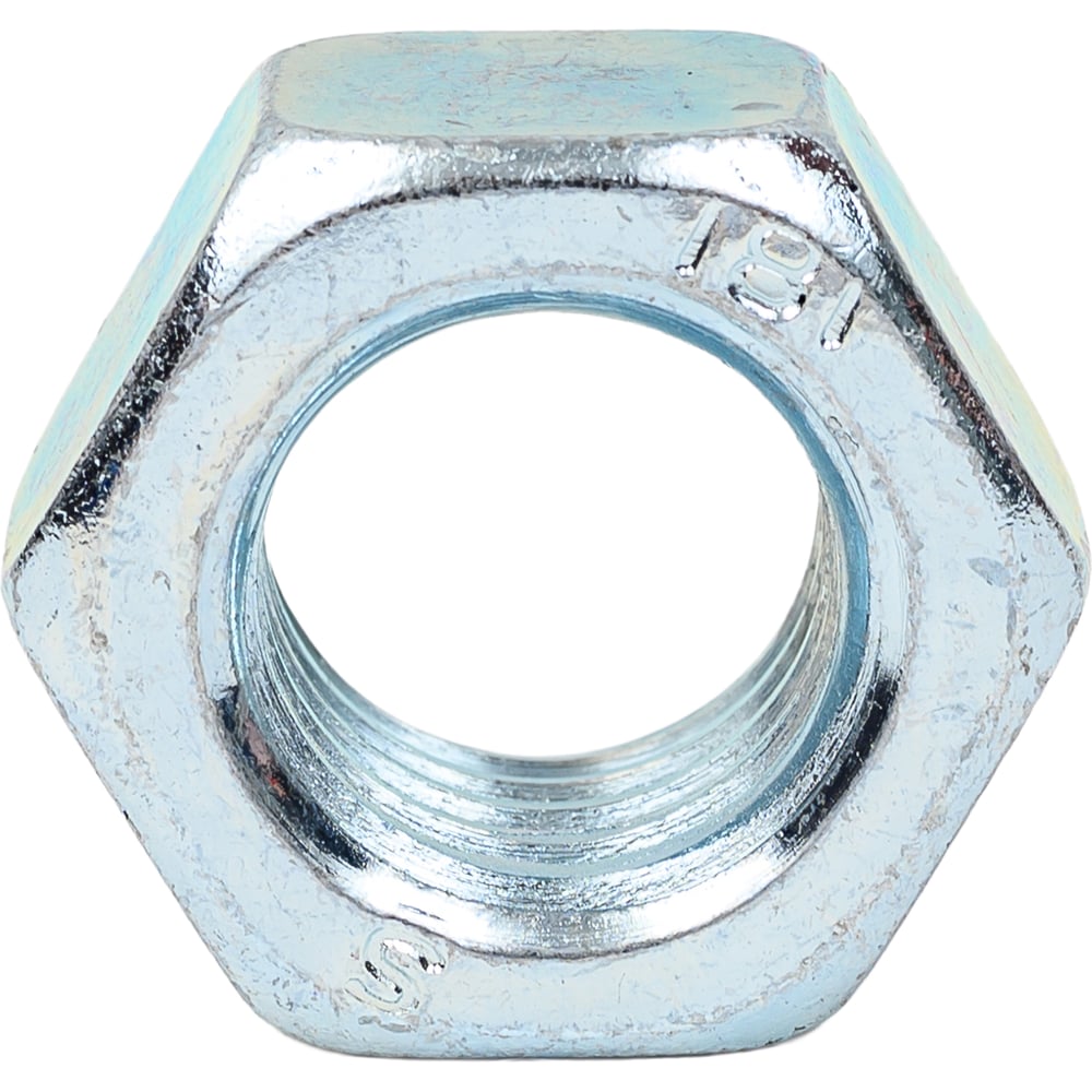 Изображение товара Гайка DIN934 шестигранная оцинкованная М18 10 шт надежный крепеж