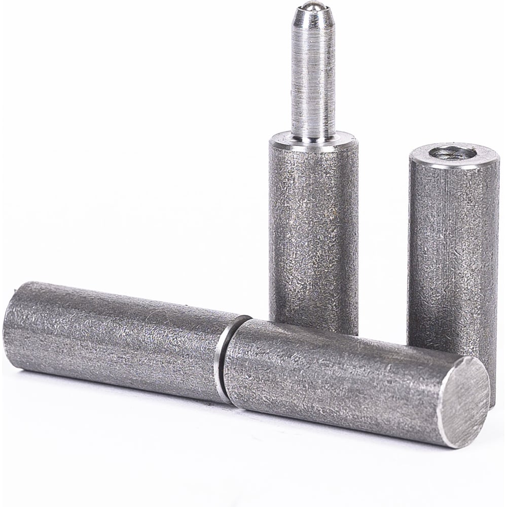 Изображение товара Гаражная петля Крепстор с шариком ф16х90, 4 шт, сварная, серый