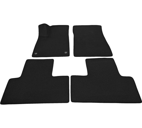 Изображение товара Автомобильные коврики черные ООО ПКФ Сварком с черной окантовкой EVA в салон комплект 4 шт. GAC GS3 II поколение (2022-) р23040