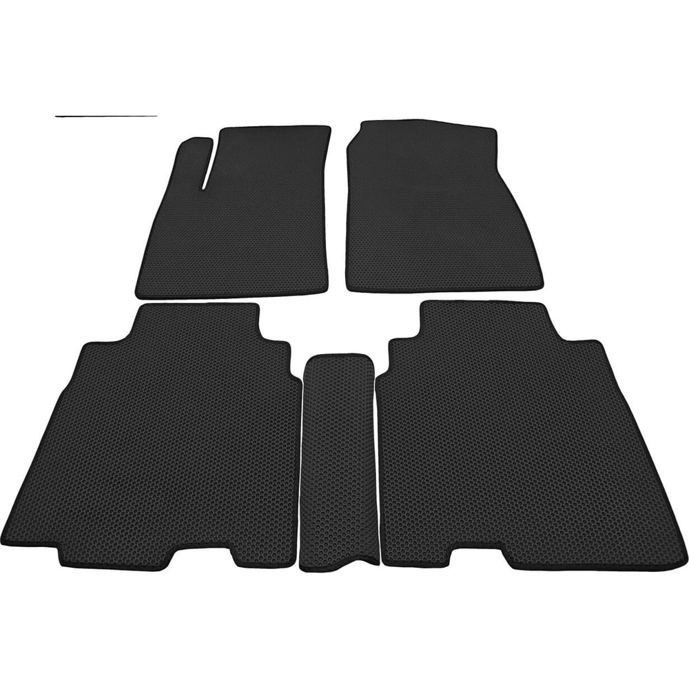 Изображение товара Автомобильные коврики черные из ЭВА для Soueast S09 2024 комплект 5 шт