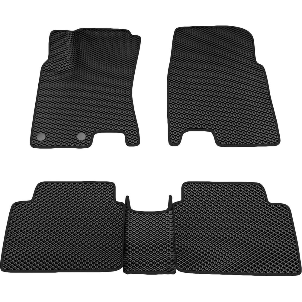 Изображение товара Автомобильные коврики черные EVA для Nissan Qashqai I J10 2006-2013 комплект 5 шт.