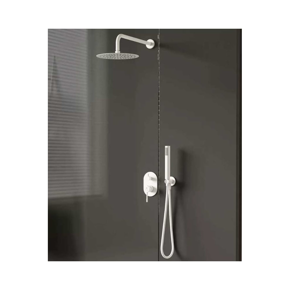 Изображение товара Встроенный смеситель для душа ViEiR 2 режима белый скрытый монтаж