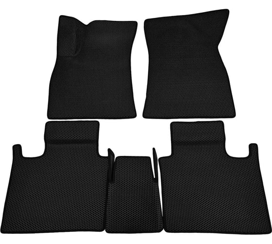 Изображение товара 3D Автомобильные коврики черные ООО ПКФ Сварком с черной окантовкой EVA в салон комплект 5 шт. Chery Arrizo 8 (2022-) р23033