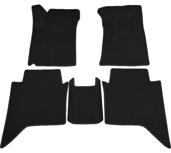 Изображение товара Автомобильные коврики черные ООО ПКФ Сварком с черной окантовкой EVA в салон комплект 5 шт. JAC T8 Pro (2020-2024) р23035