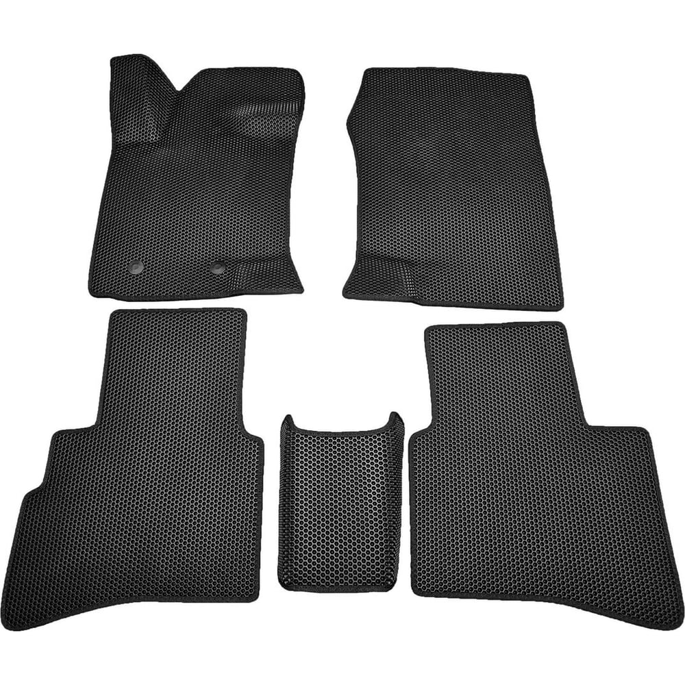 Изображение товара Автомобильные коврики черные с окантовкой для Москвич 3 и Jac GS4